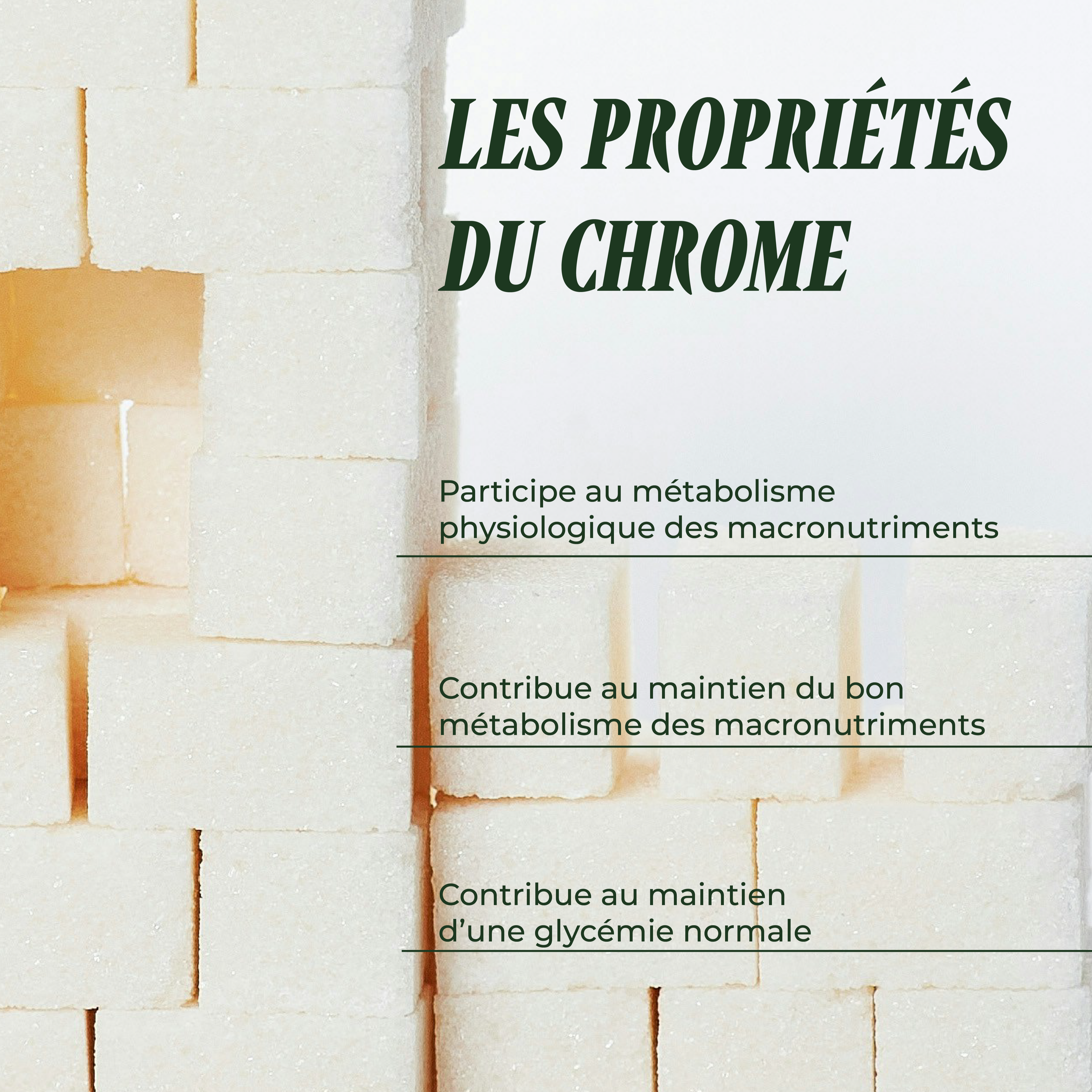 Chrome Picolinate ( Métabolisme des glucides )